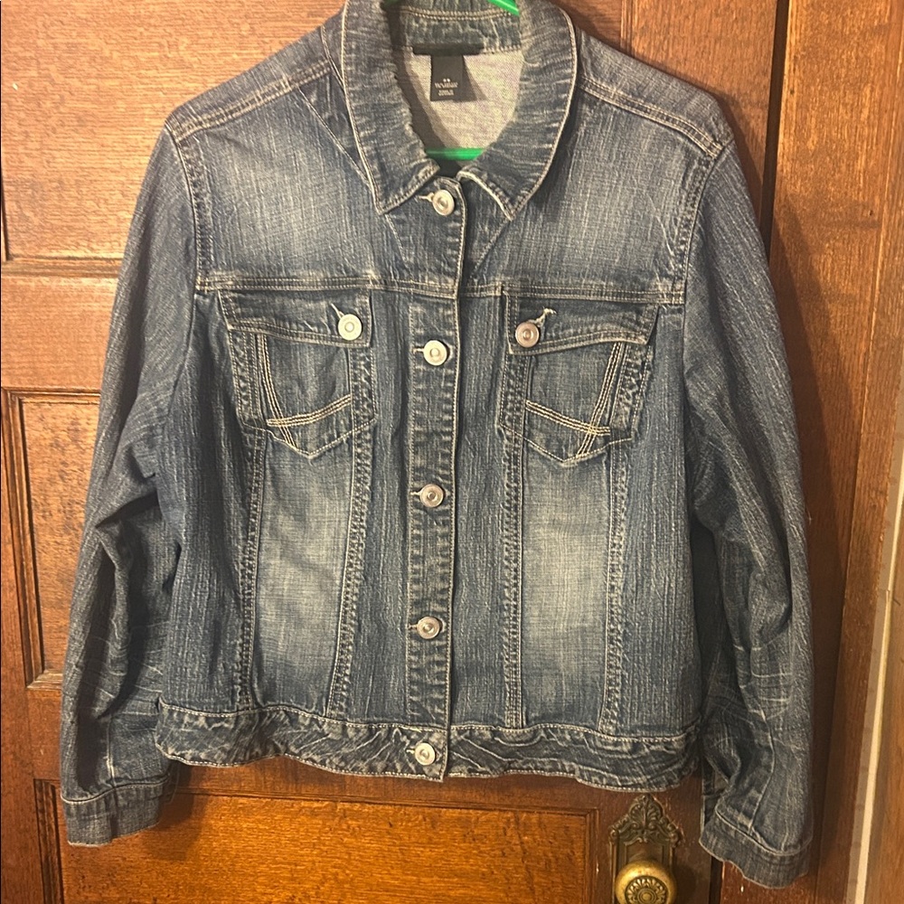 Lane Bryant Blue Jean Jacket